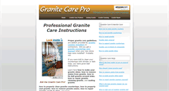 Desktop Screenshot of granitecarepro.com