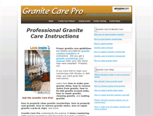 Tablet Screenshot of granitecarepro.com